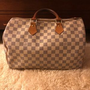 Louis Vuitton Speedy 35 Damien Azur authentic